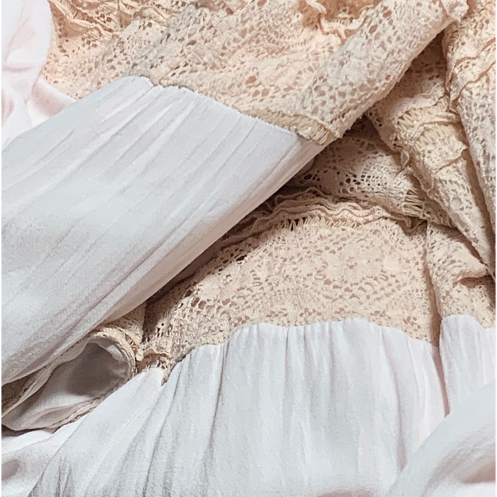 Scandal Italy, Cotton/ Viscose, Lace Bohemian Maxi Dress - Picture 8 of 13
